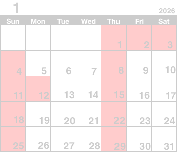 �����̃J�����_�[