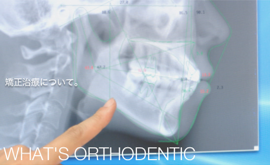 �������Âɂ��āB�@WHAT'S ORTHODENTIC